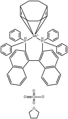 ([R]-[+]-2,2`-二[二苯基膦基]-1,1`-联萘基)(1,5-辛二烯)铑(I)高氯酸:四氢呋喃络合物(