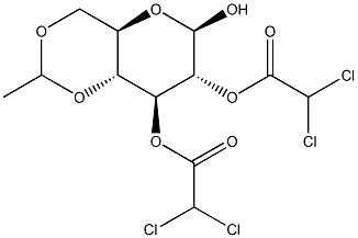 4,6-O-亚乙基-2,3-二-O-二氯乙酰基-BETA-D-吡喃葡萄糖