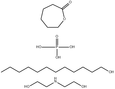 2-Oxepanone, homopolymer, dodecyl ester, phosphate, compd. with 2,2-iminobisethanol