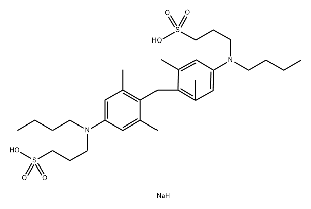 Bis-[4-(N-butyl-N-sulfopropyl)-amino-2,6-dimethylphenyl]-methane, disodium