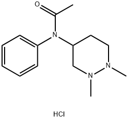 N-(1,2-dimethyldiazinan-4-yl)-N-phenyl-acetamide hydrochloride