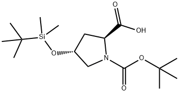 (2S,4R)-1-(叔丁氧羰基)-4-((叔丁基二甲基甲硅烷基)氧基)吡咯烷-2-羧酸