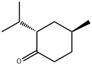 Cyclohexanone, 4-methyl-2-(1-methylethyl)-, (2S-trans)- (9CI)