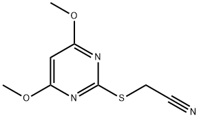 Acetonitrile, [(4,6-dimethoxy-2-pyrimidinyl)thio]- (9CI)