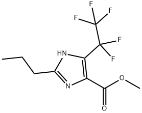 METHYL 5-PENTAFLUOROETHYL-2-PROPYLIMIDAZOLE-4-CARBOXYLATE