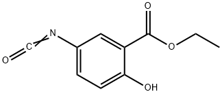 Benzoic acid, 2-hydroxy-5-isocyanato-, ethyl ester (9CI)