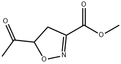 3-Isoxazolecarboxylic acid, 5-acetyl-4,5-dihydro-, methyl ester (9CI)