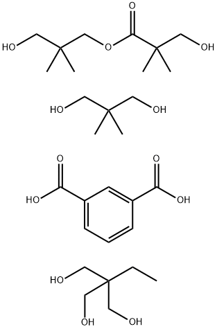 1,3-Benzenedicarboxylic acid, polymer with 2,2-dimethyl-1,3-propanediol, 2-ethyl-2-(hydroxymethyl)-1,3-propanediol and 3-hydroxy-2,2-dimethylpropyl 3-hydroxy-2,2-dimethylpropanoate