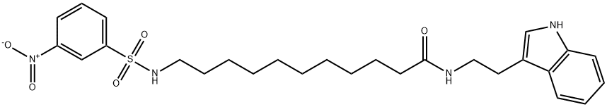 11-N-(3-nitrobenzenesulfonyl)undecanoyl tryptamine