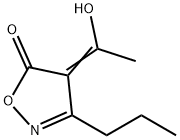 5(4H)-Isoxazolone, 4-(1-hydroxyethylidene)-3-propyl- (9CI)