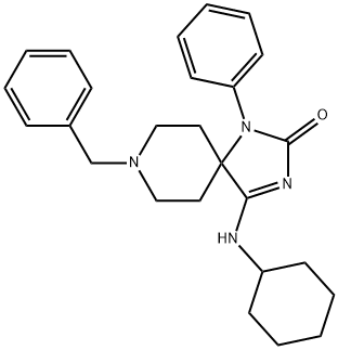 1,3,8-Triazaspiro[4.5]dec-3-en-2-one, 4-(cyclohexylaMino)-1-phenyl-8-(phenylMethyl)-