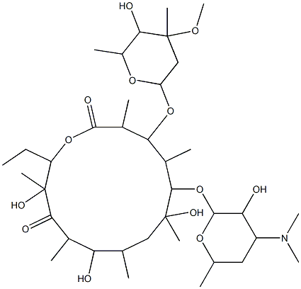 11-dehydroxy-9-deoxo-9-hydroxy-11-oxoerythromycin A