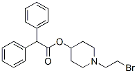 Benzeneacetic acid, alpha-phenyl-, 1-(2-bromoethyl)-4-piperidinyl este r
