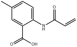 Benzoic acid, 5-methyl-2-[(1-oxo-2-propenyl)amino]- (9CI)