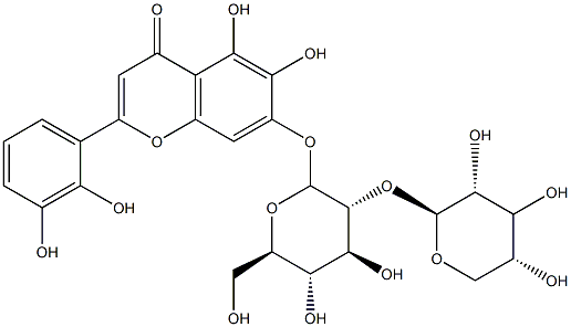 6-HYDROXYLUTEOLIN-7-O-beta-D-glucosyl-[1->2]-xyloside