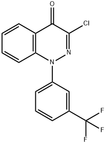 4(1H)-Cinnolinone,  3-chloro-1-[3-(trifluoromethyl)phenyl]-