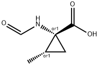 Cyclopropanecarboxylic acid, 1-(formylamino)-2-methyl-, cis- (9CI)