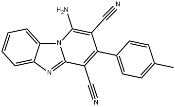1-amino-3-(4-methylphenyl)pyrido[1,2-a]benzimidazole-2,4-dicarbonitrile