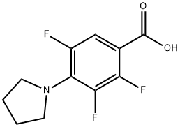 2,3,5-Trifluoro-4-pyrrolidin-1-ylbenzoic acid