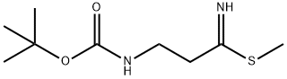 Propanimidothioic acid, 3-[[(1,1-dimethylethoxy)carbonyl]amino]-, methyl ester