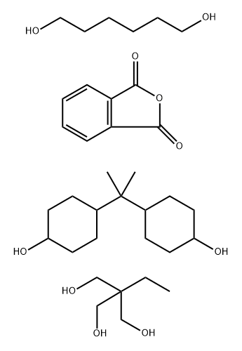 1,3-Isobenzofurandione polymer with 2-ethyl-2-(hydroxymethyl)-1,3-propanediol, 1,6-hexanediol and 4,4'-(1-methylethylidene)bis(cyclohexanol)