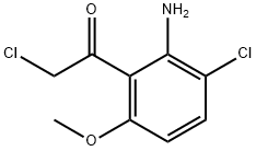 Ethanone,  1-(2-amino-3-chloro-6-methoxyphenyl)-2-chloro-