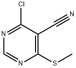 4-氯-6-(甲巯基)嘧啶-5-甲腈