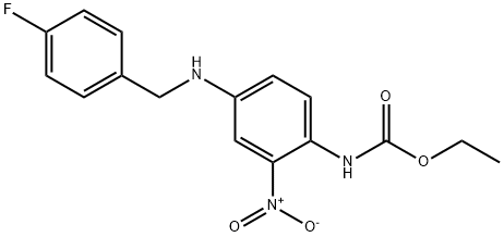2-乙氧羰基氨基-5-(4-氟苄基氨基)硝基苯