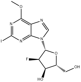 9-(2-deoxy-2-fluororibofuranosyl)-2-iodo-6-methoxypurine