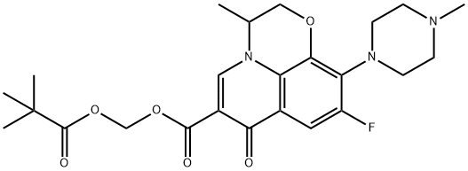 ofloxacin pivaloyloxymethyl ester