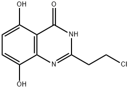 4(1H)-Quinazolinone,  2-(2-chloroethyl)-5,8-dihydroxy-  (9CI)