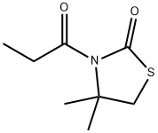 2-Thiazolidinone,  4,4-dimethyl-3-(1-oxopropyl)-
