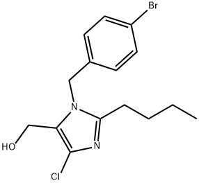 1-(4-溴苄基)-2-丁基-4-氯-1H-咪唑-5-甲醇