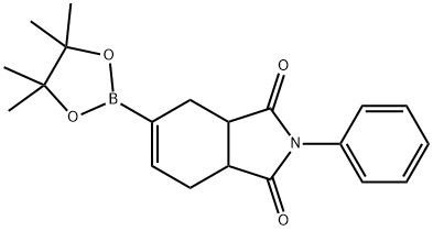 3A,4,7,7A-TETRAHYDRO-2-PHENYL-5-(4,4,5,5-TETRAMETHYL-1,3,2-DIOXABOROLAN-2-YL)-1H-ISOINDOLE-1,3(2H)-DIONE