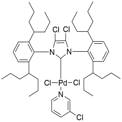 (SP-4-1)-[1,3-双[2,6-双(1-丙基丁基)苯基]-4,5-二氯-1,3-二氢-2H-咪唑-2-基亚基]二氯(3-氯吡啶-ΚN)钯