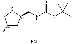 tert-butyl N-{[(2R,4S)-4-fluoropyrrolidin-2-yl]methyl}carbamate hydrochloride