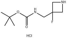 tert-butyl N-[(3-fluoroazetidin-3-yl)methyl]carbamate hydrochloride