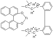 (R)-BIPHENYL-(3,4-DIMETHYL-1-CYCLOPENTADIENYL)-TITANIUM(IV)-(R)-1,1'-BINAPHTHYL-2