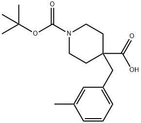 1-BOC-4-[(3-METHYLPHENYL)METHYL]-4-PIPERIDINECARBOXYLIC ACID