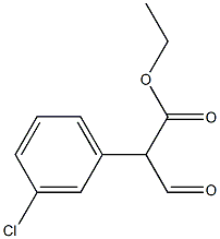 Benzeneacetic acid, 3-chloro-.alpha.-forMyl-, ethyl ester