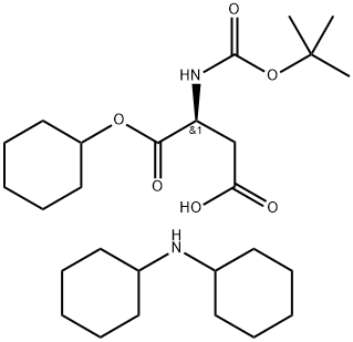 二环己胺(S)-3-((叔丁氧基羰基)氨基)-4-(环己氧基)-4-氧代丁酸酯