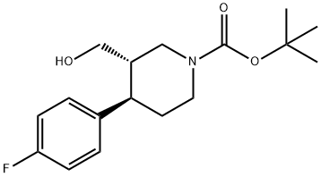 (3S,4R)-4-(4-氟苯基)-3-(羟基甲基)-1-哌啶羧酸叔丁酯