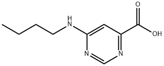 4-Pyrimidinecarboxylicacid,6-(butylamino)-(9CI)