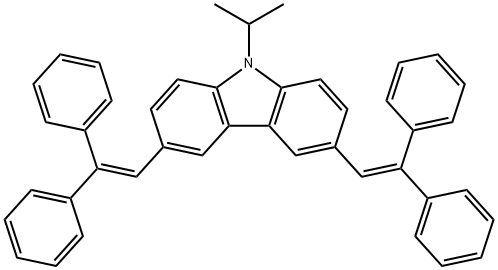 3,6-bis-(2,2-Diphenylethenyl)-9-(1-methylethyl)-9H-carbazole
