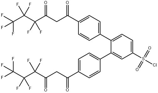 4,4''-双(4,4,5,5,6,6,6-七氟-1,3-二氧己基)-邻三联苯-4-磺酰氯