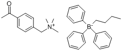 N-(4-ACETYLBENZYL)-N,N,N-TRIMETHYL AMMONIUM BUTYLTRIPHENYL BORATE