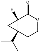 3-Oxabicyclo[4.1.0]heptan-2-one,6-(1-methylethyl)-,(1S)-(9CI)