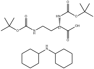 (S)-2,4-双[[叔丁氧羰基]氨基]丁酸和 N-环己基环己胺的化合物
