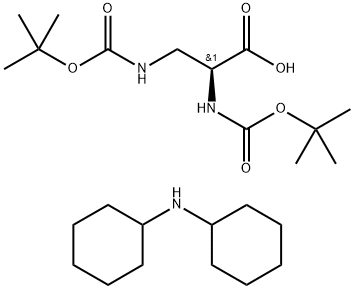 N-[叔丁氧羰基]-3-[[叔丁氧羰基]氨基]-L-丙氨酸和 N-环己基环己胺的化合物