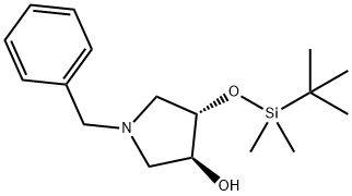 (3S,4S)-1-benzyl-4-[(tert-butyldimethylsilyl)oxy]pyrrolidin-3-ol